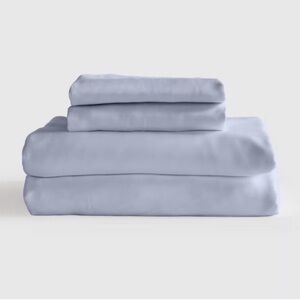 QUINCE Bamboo Sheet Set King Sky Blue 6483